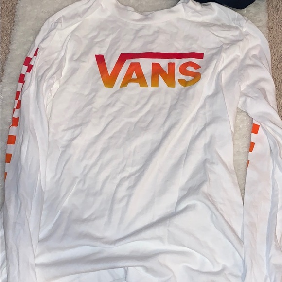 Vans Tops - Van checkered long sleeve